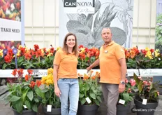 Friederike van der Boon and Jeroen Jongerius of Takii, who have added another new color to the Cannova series with the Red Golden Flame.